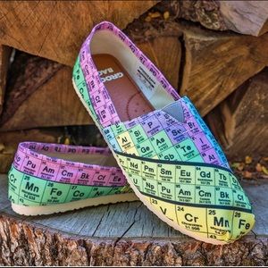 Groove bag Periodic table of elements science shoes